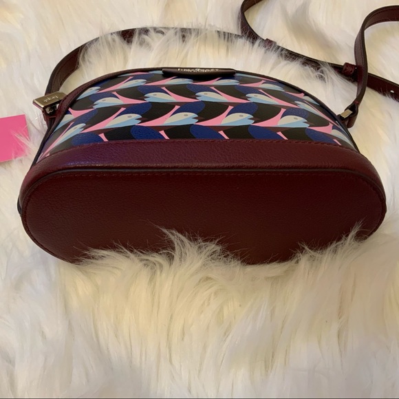 Kate Spade Sylvia Geo Birds Dome Crossbody Bag NWT - Picture 7 of 14